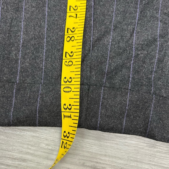 Tallia Grey w/ Purple Pinstripe Double Breasted Suit 52L - Picture 8 of 8